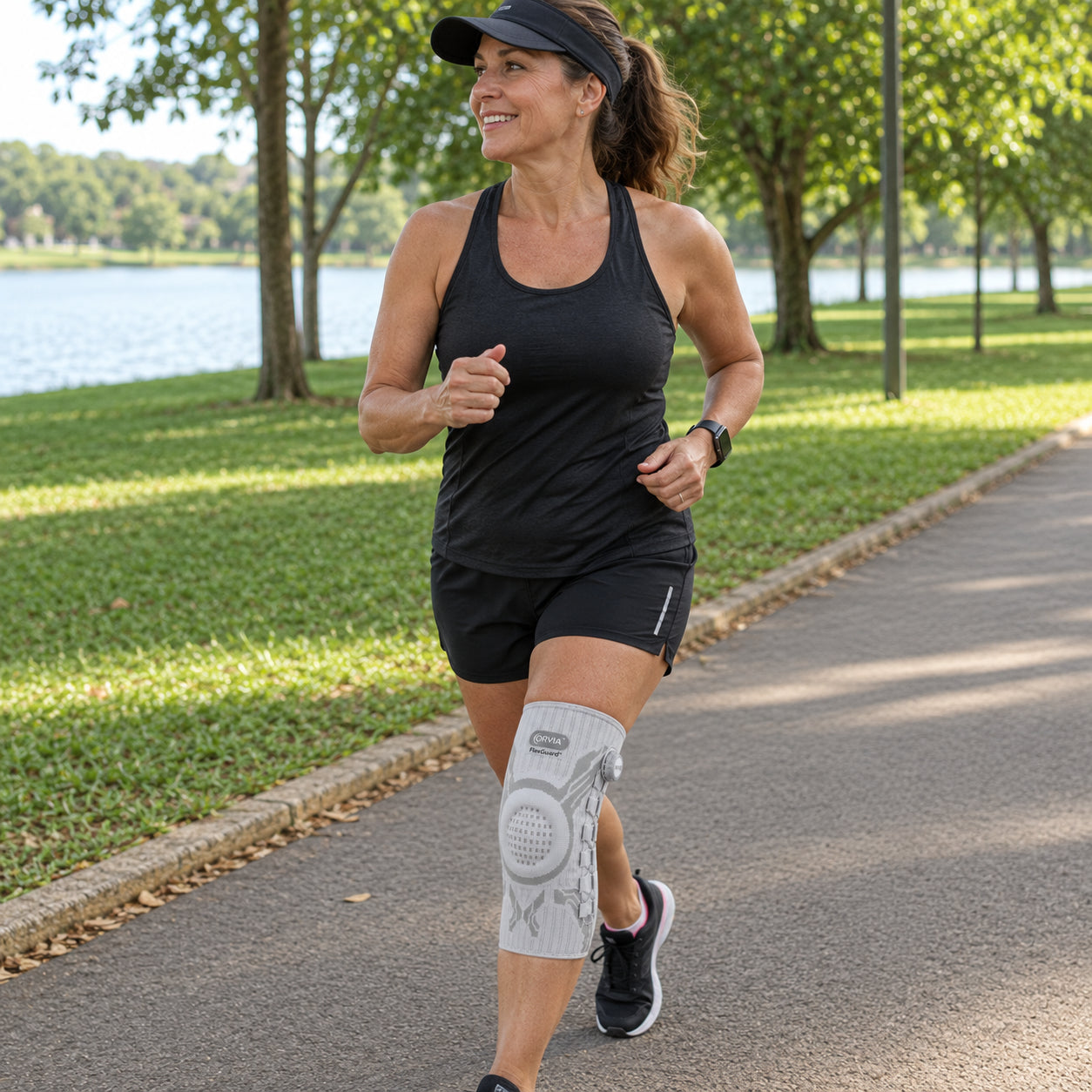 ORVIA FlexGuard™ – Adjustable Compression & Stabilizing Knee Brace