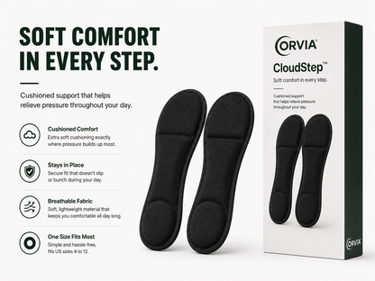 ORVIA CloudStep™ – Cushioned Pressure-Relief Socks