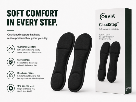 ORVIA CloudStep™ – Cushioned Pressure-Relief Socks